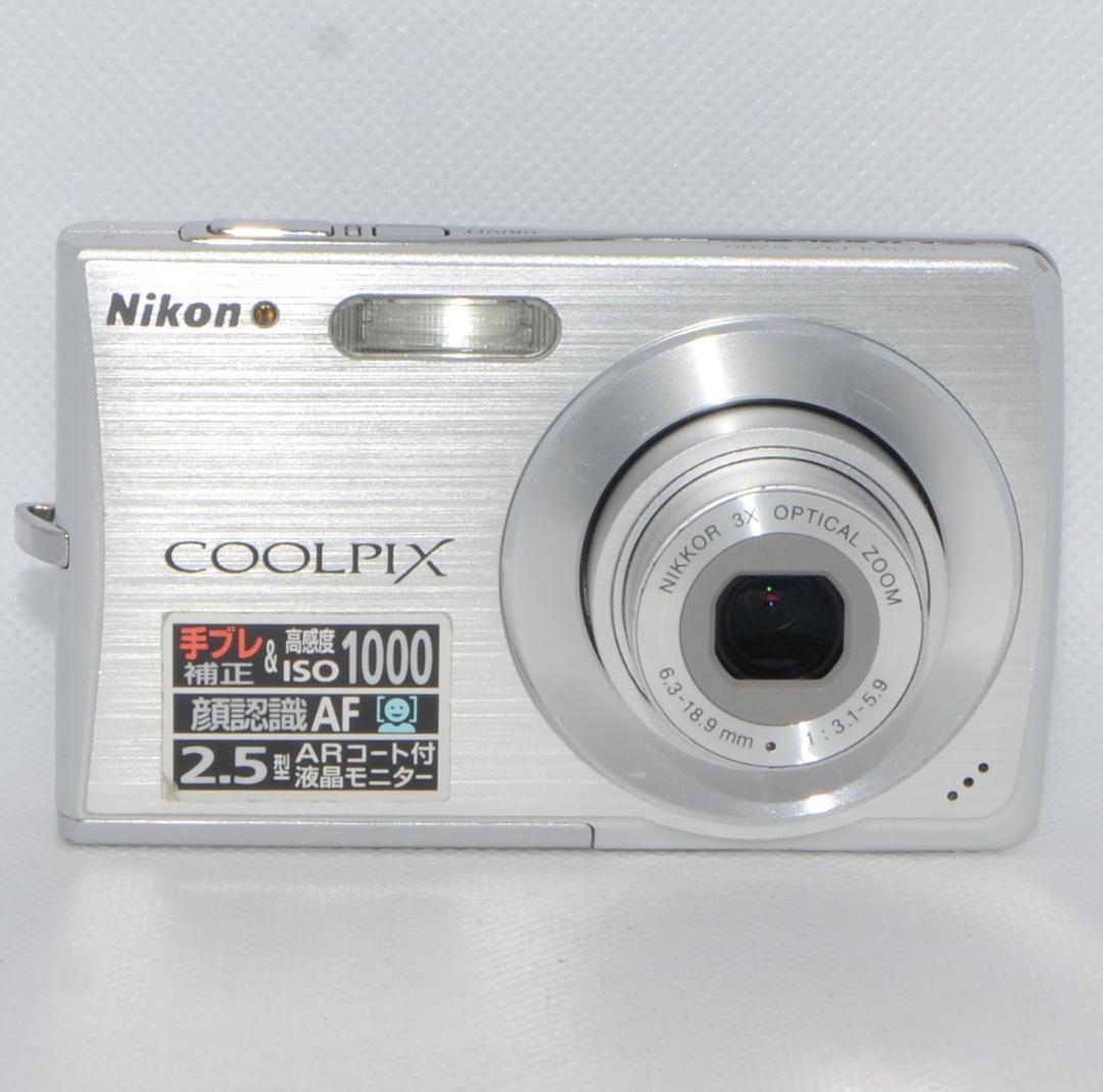 【良品】NIKON COOLPIX S200 シルバー (動作確認済)