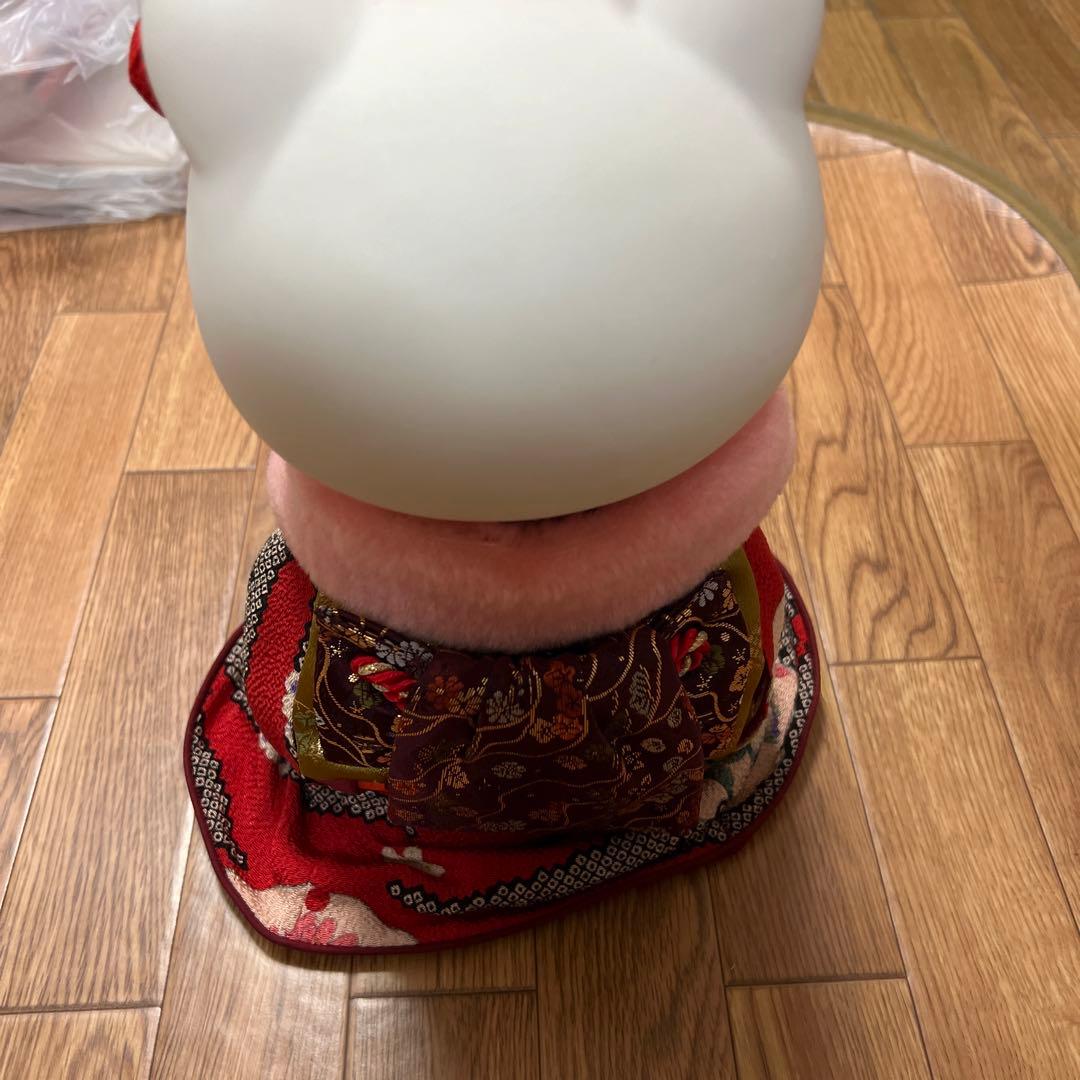 超激レアハローキティ 着物置き物