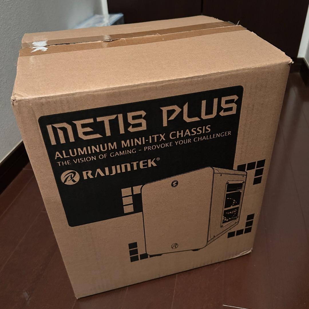 ブラック スリムタワー型 PCケース(METIS PLUS)