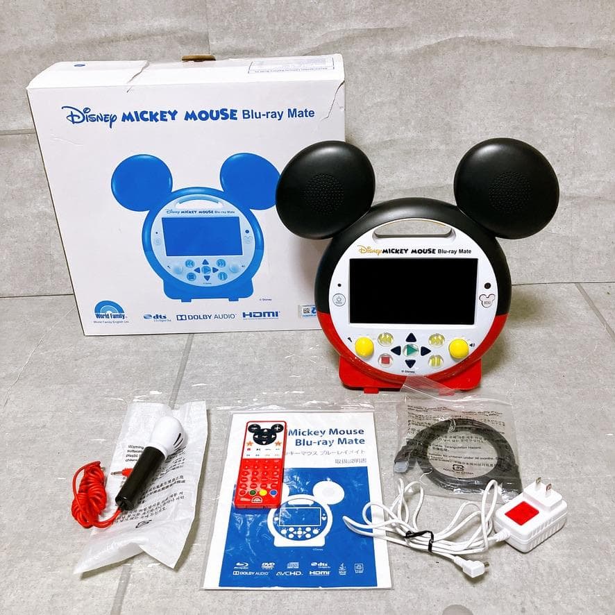 【極美品】DWE ディズニー英語システム ミッキーマウス ブルーレイメイト