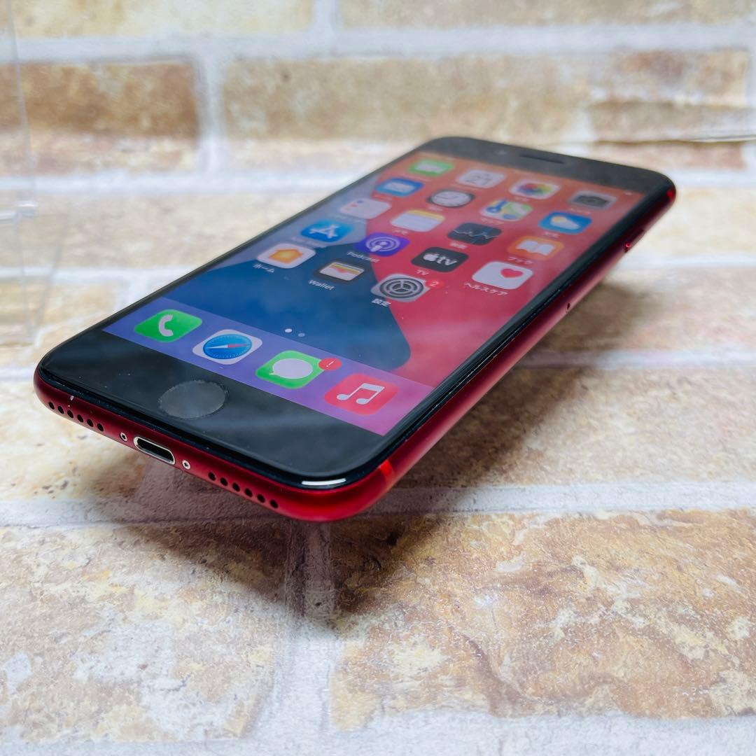 SIMフリー iPhone8 64GB レッド 電池良好