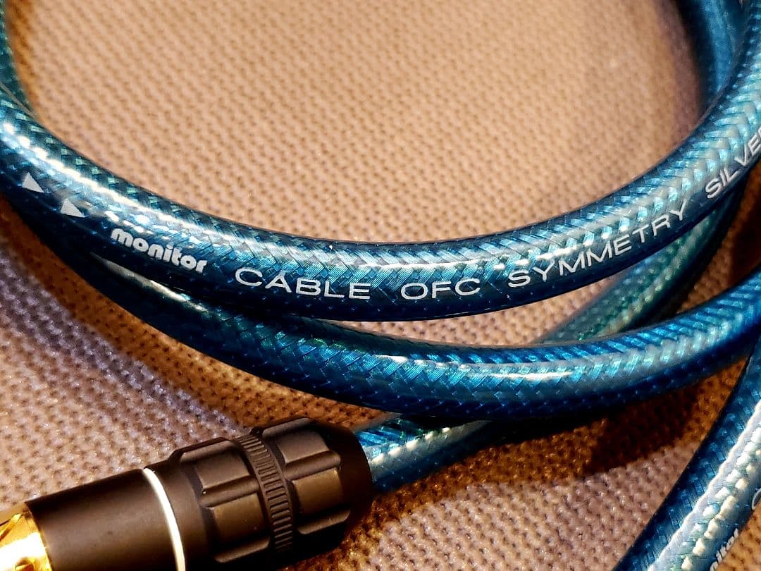 ケーブル・シールド Monitor OFC Symmetry SilverLine RCA 0.7m