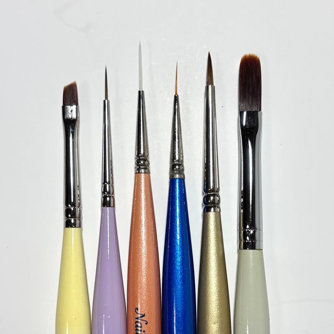 ネイルパフェ フリッカ tati 他 ジェル筆 ジェルブラシ 18本セット