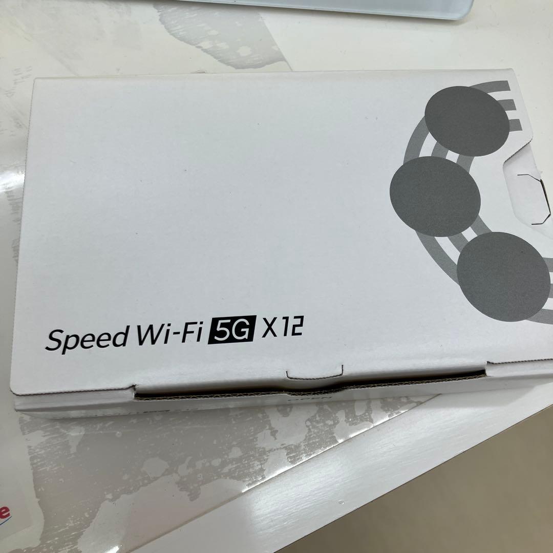未使用 モバイルルーター SpeedWi-Fi 5G X12