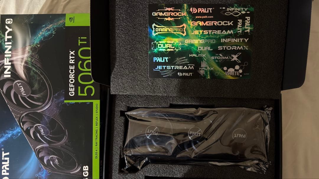 グラフィックボード・グラボ・ビデオカード Palit GeForce RTX5060 Ti Infinity 3 16GB