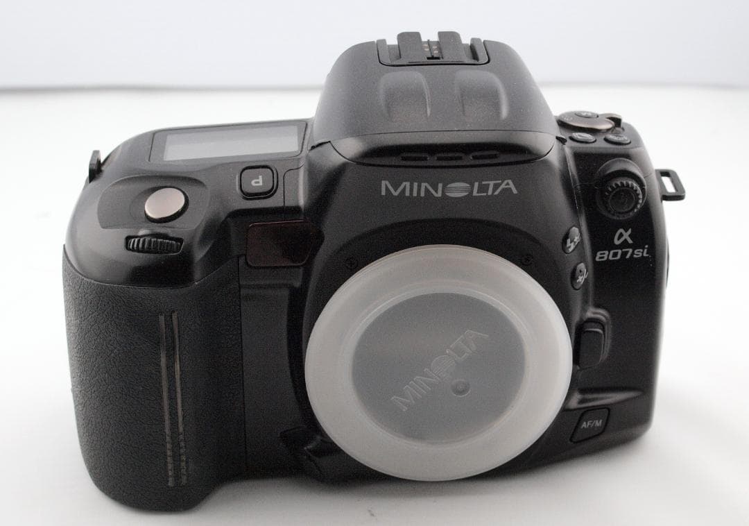 良品/MINOLTA α807si　フィルムカメラ　レンズ2本付