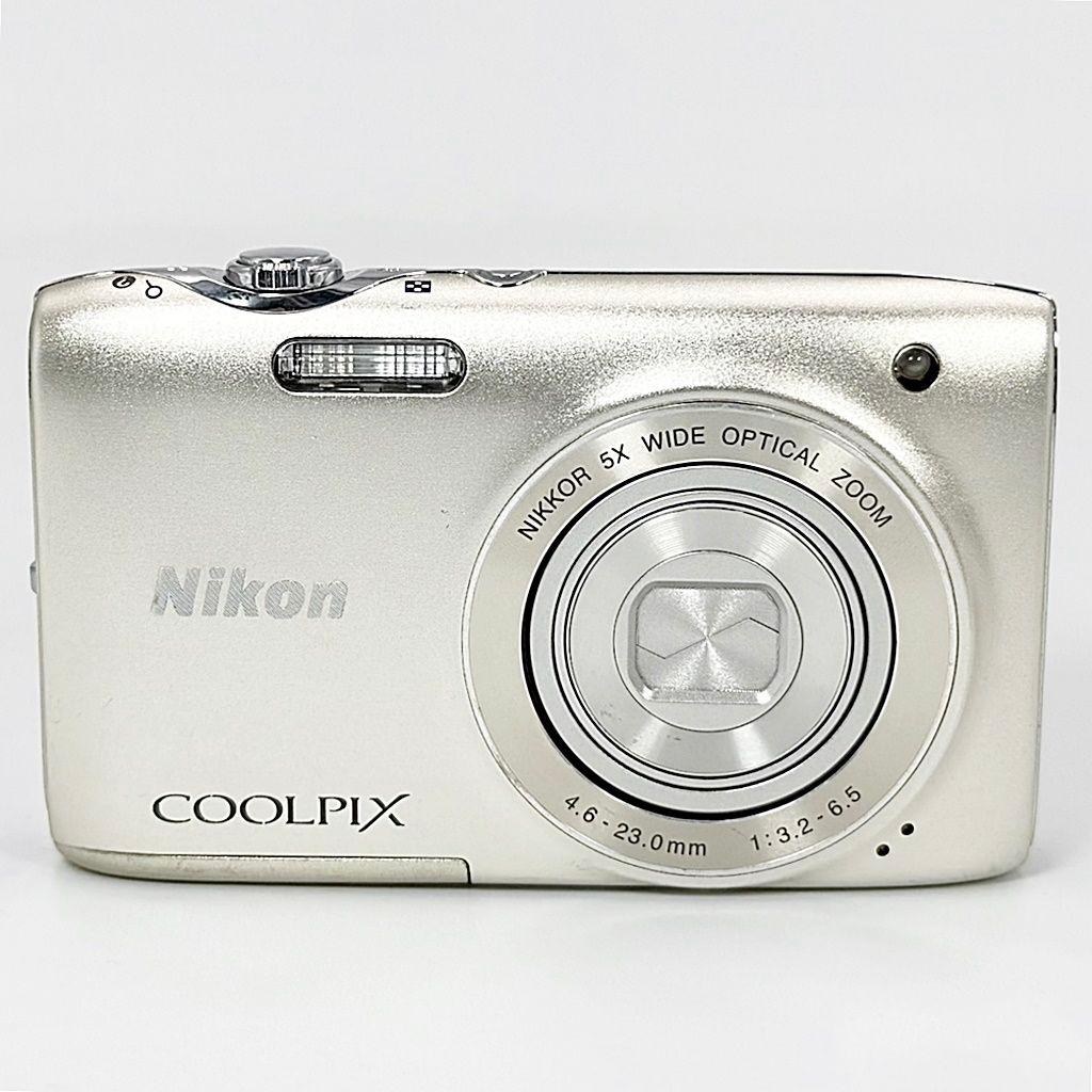 ニコン COOLPIX S3100 シャンパンシルバー コンデジ カメラ 中古