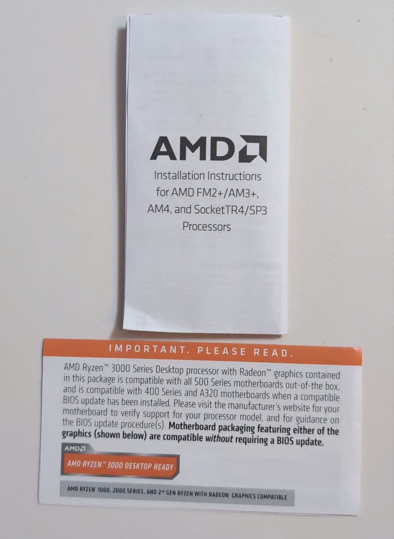 AMD Ryzen 5 3400G CPU + 冷却ファンセット