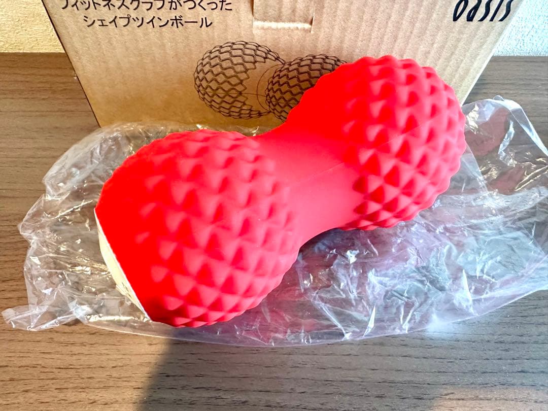 【未使用に近い】トーキョースポーツ シェイプツインボール 赤