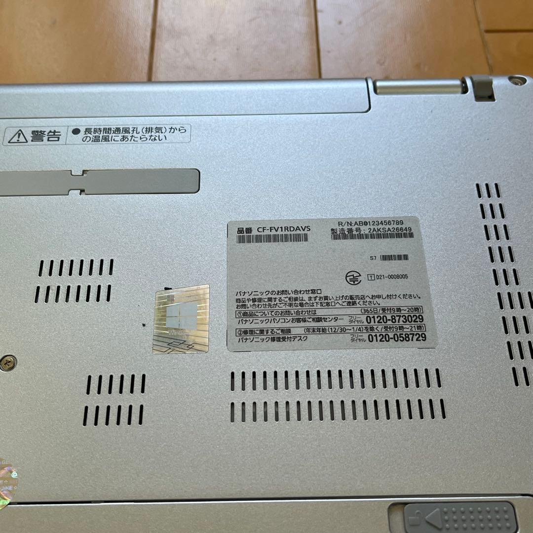 累積50時間 SSD1TBパナソニック CF-FV1 14インチ i5-16GB