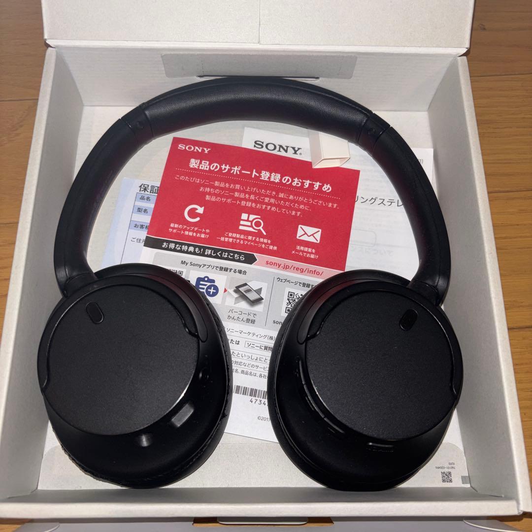 SONY WH-CH720 ブラック　ノイズキャンセリングヘッドホン