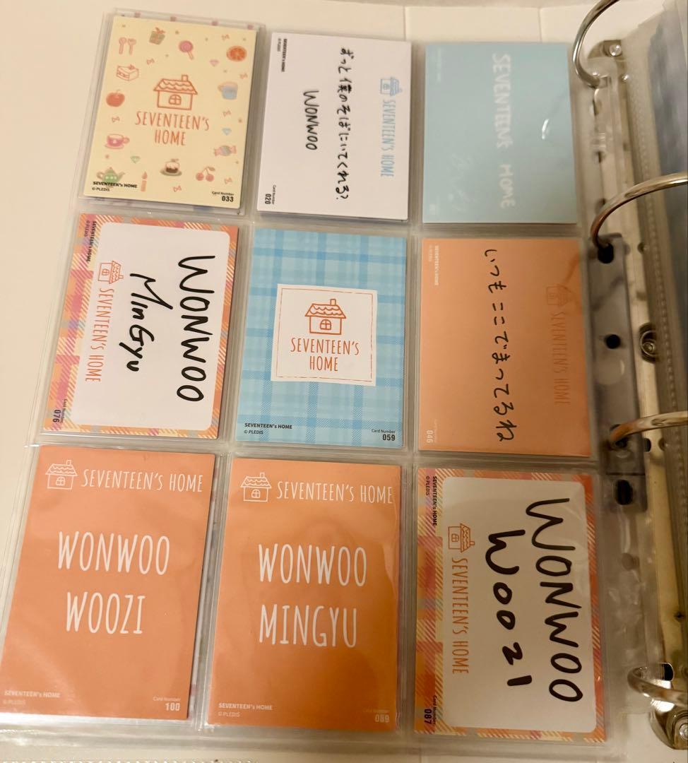 【匿名】SEVENTEEN ウォヌ　 2021 13枚　コンプリート