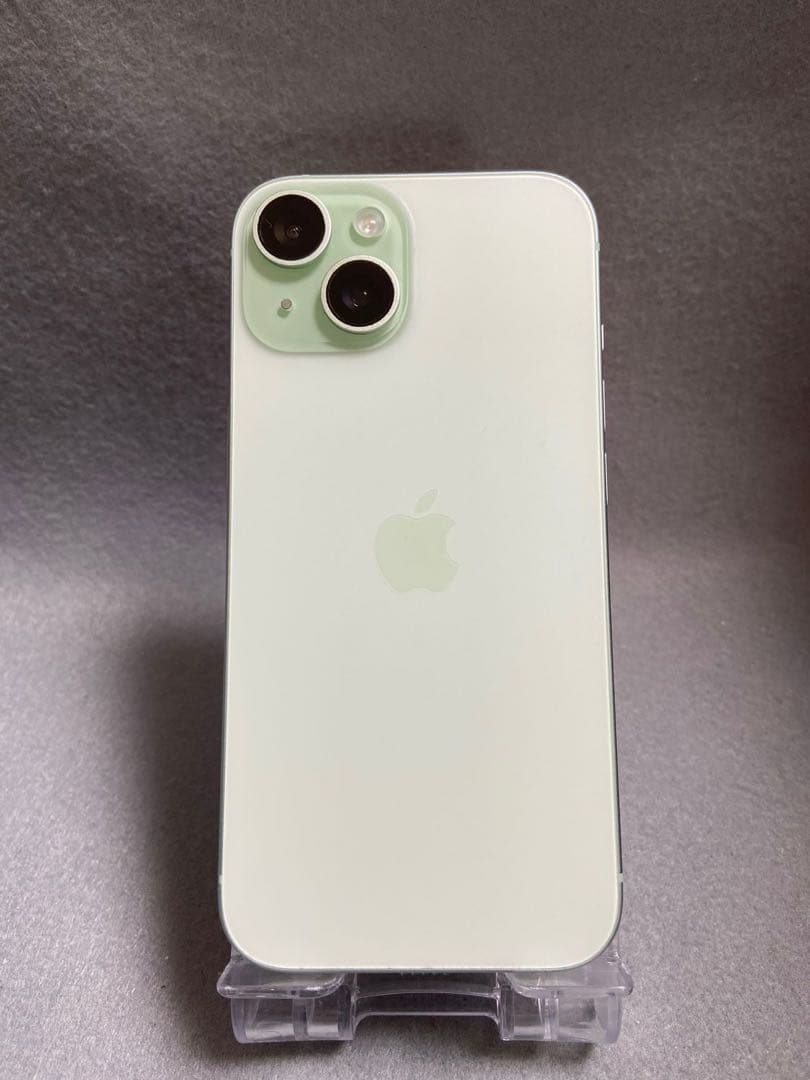 中古 国内版 SIMフリー iPhone15 128GB グリーン色
