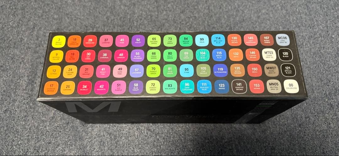 Mepxy Design Marker 60色セット
