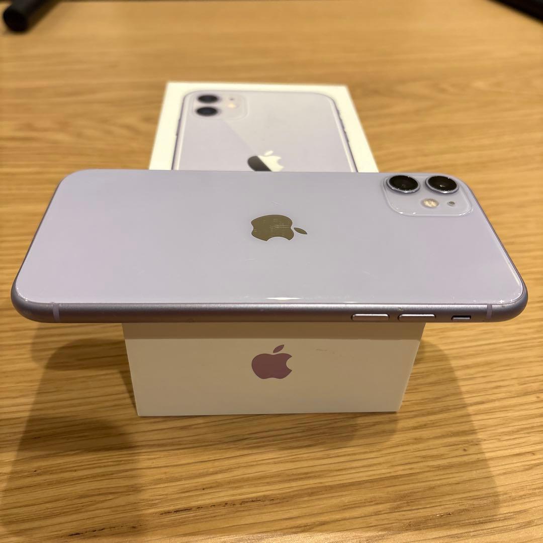 Apple iPhone11本体 256GBパープル バテリー交換済み‼️