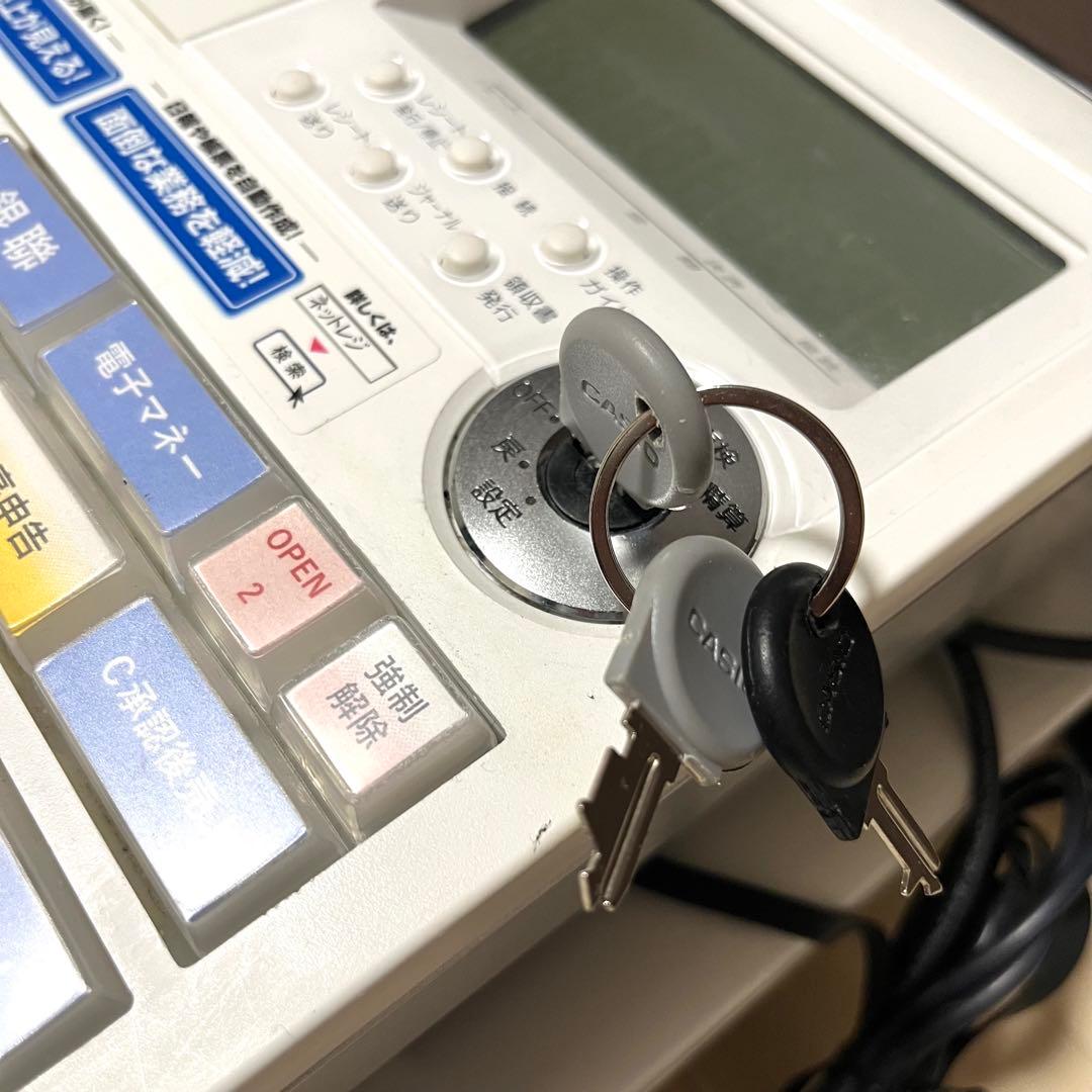 【廃盤・希少】CASIO 電子レジスター TE-2800 本体　レジ