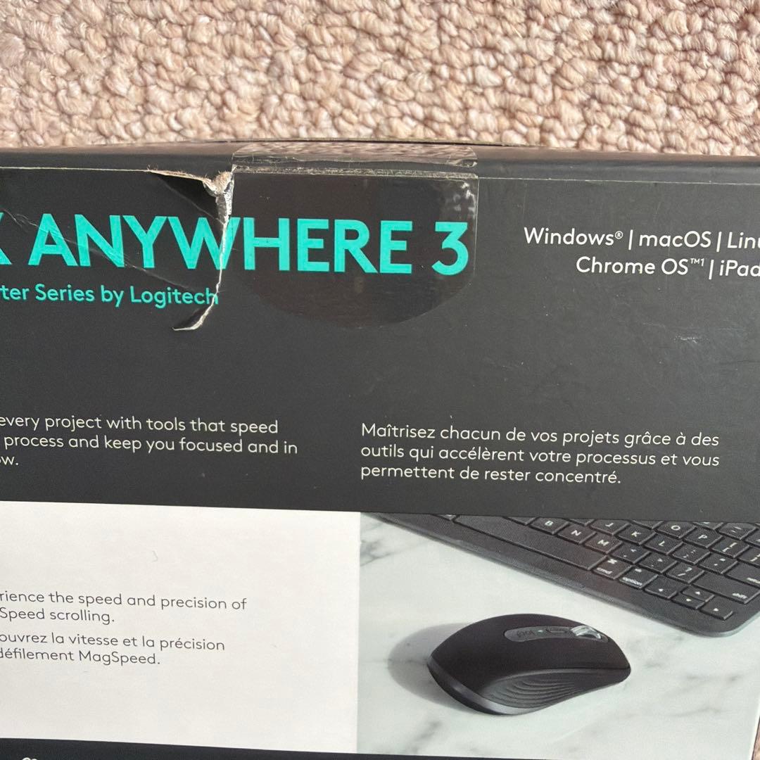 【新品未使用】MX ANYWHERE3 マウス黒