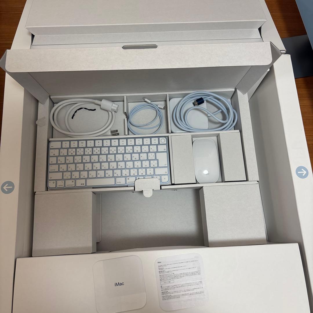 2023 iMac 24インチ8コアCPU M3チップ 8GBメモリ 256GB