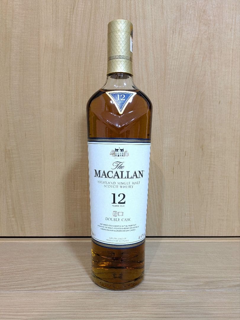 マッカラン12年 ダブルカスク 700ml 新品未開封　箱