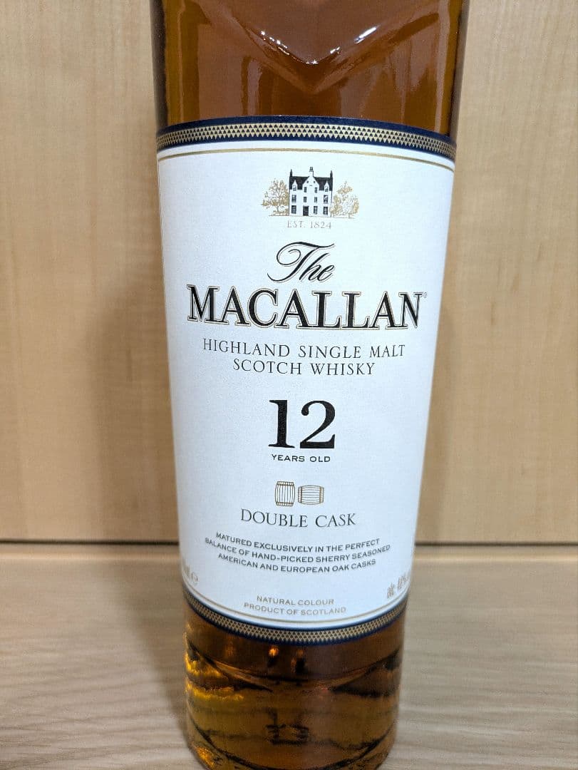 マッカラン12年 ダブルカスク 700ml 新品未開封　箱