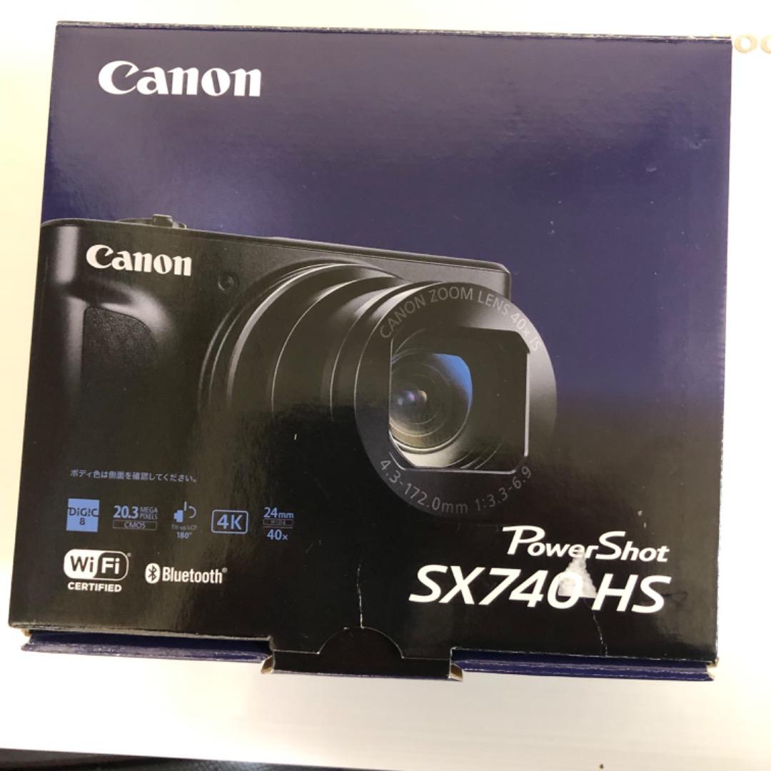 未使用に近い⭐︎ Canon PowerShot SX740 HS シルバー