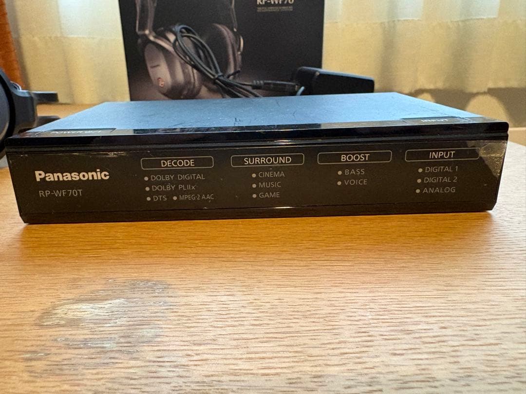 Panasonic RP-WF70T ワイヤレスヘッドフォンセット　中古完動品