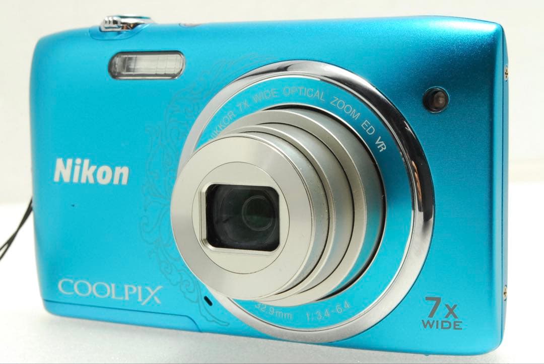 oku様フォロー割_Nikon COOLPIX S3500 ❤️ブルー ニコン