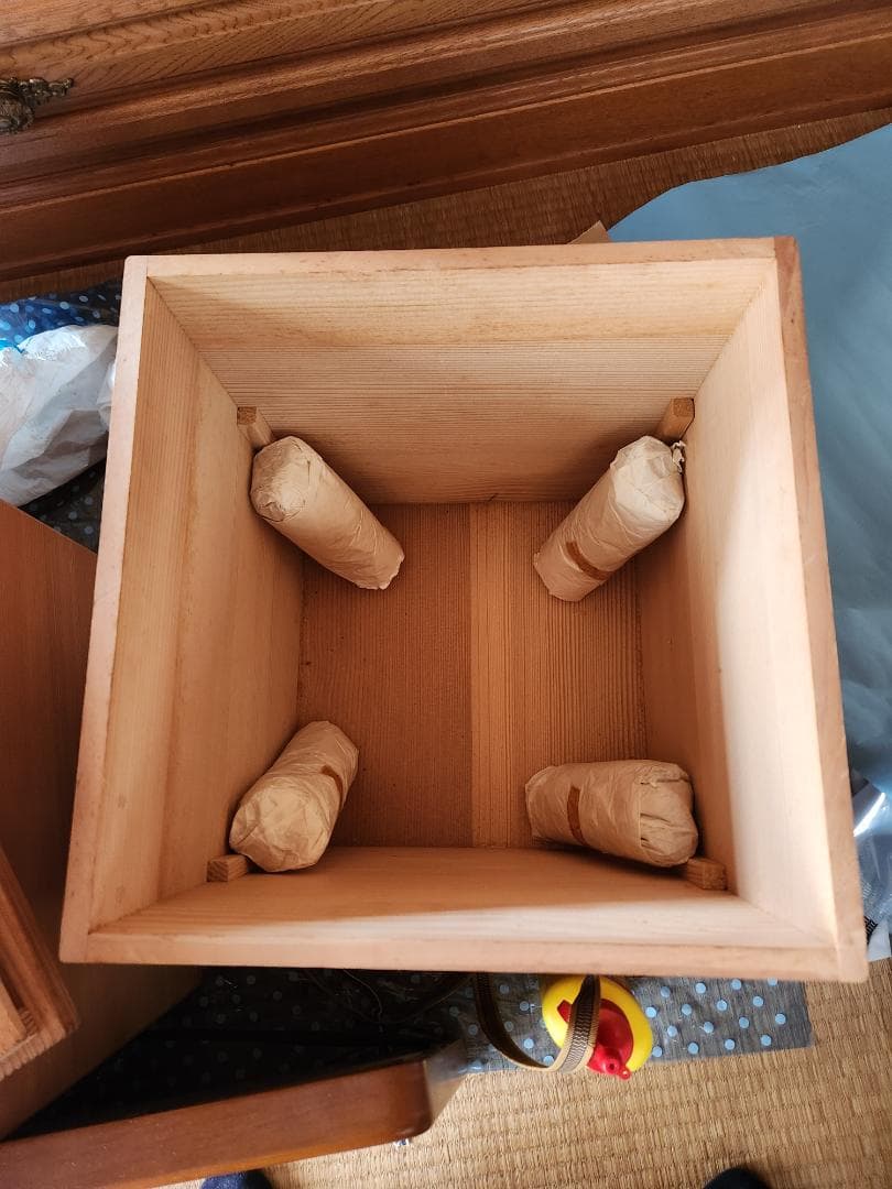 宣徳朝鮮風呂釜　浄雲作　専用木箱付き