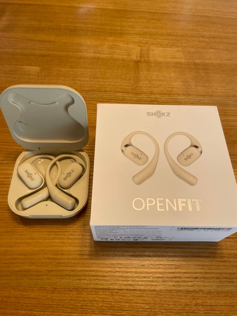 SHOKZ OPENFIT ワイヤレスイヤホン ベージュ