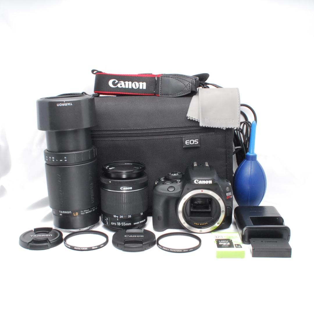 Canon kiss X7 人気商品♪ 一眼ダブルレンズ♪【超望遠レンズ✨】