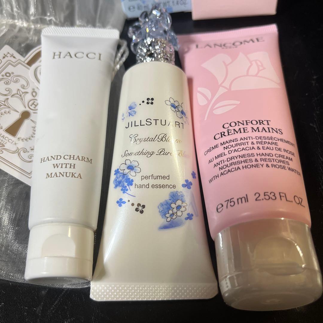 HACCI・JILLSTUART・LANCOME ハンドクリームセット