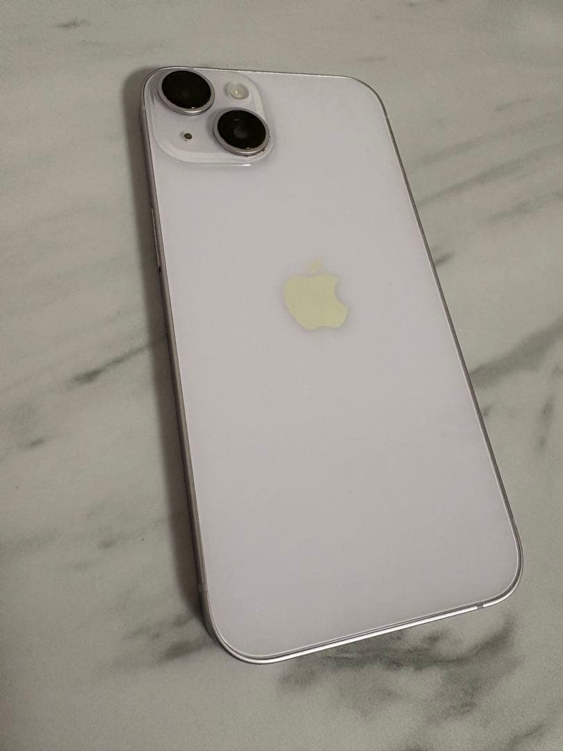 Apple iPhone 14 パープル 画面ひび割れジャンク品