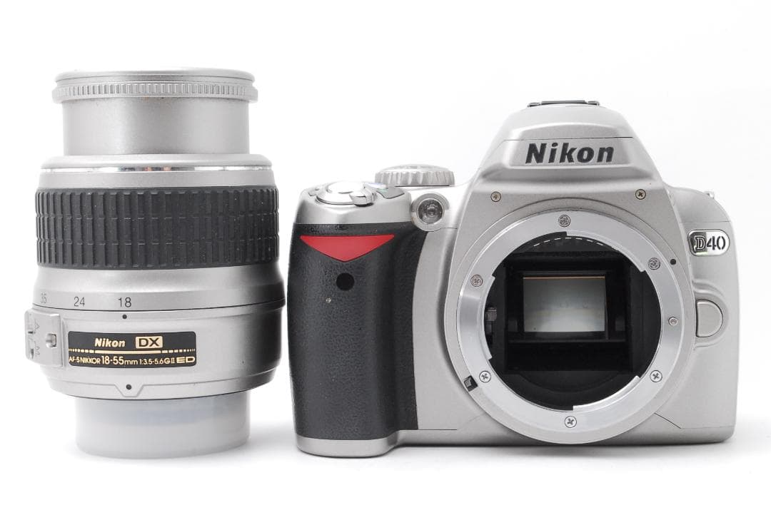 【希少カラー　グレー】Nikon D40　スマホ転送　小型軽量　旅行　卒園　入園