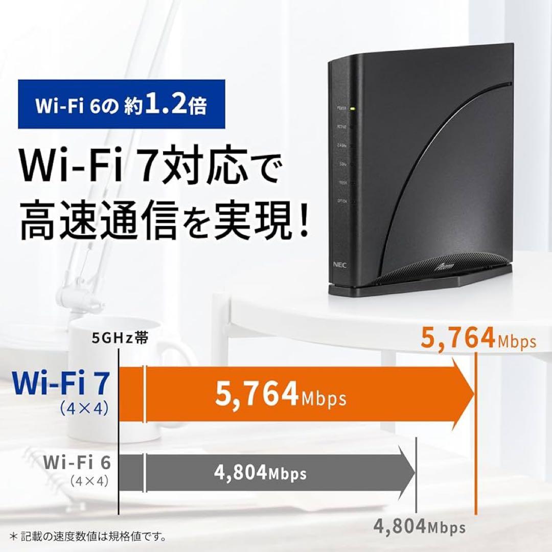 NEC Aterm 無線LAN Wi-Fi 7 ルーターAM-7200D8BE