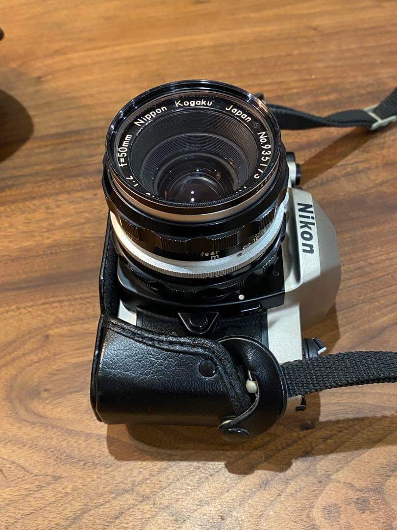 Nikon F E10 フィルム一眼レフ　ニッコール50 1:2 動作品