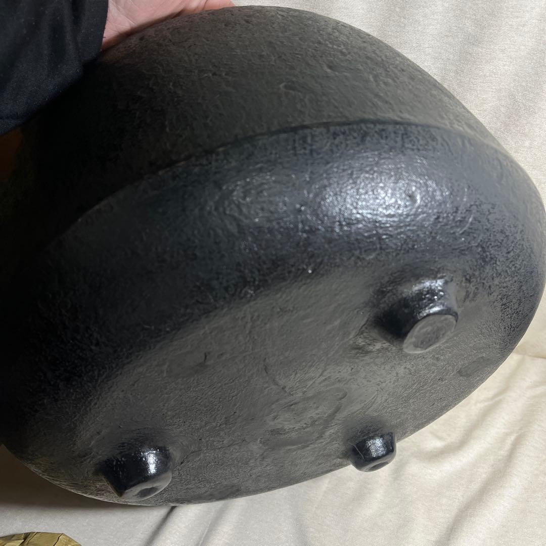 南部鉄器 未使用 鋳鉄 茶釜 黒 茶道