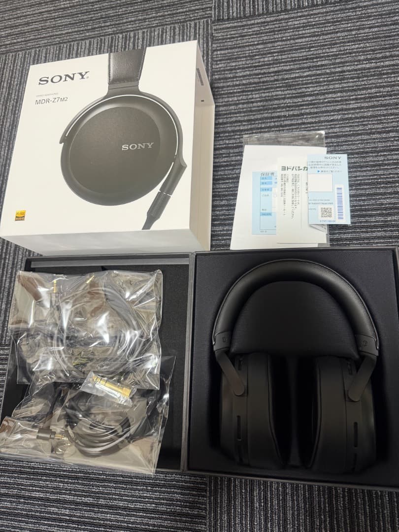 送料無料 新品同様 SONY MDR-Z7M2 2025年11月購入