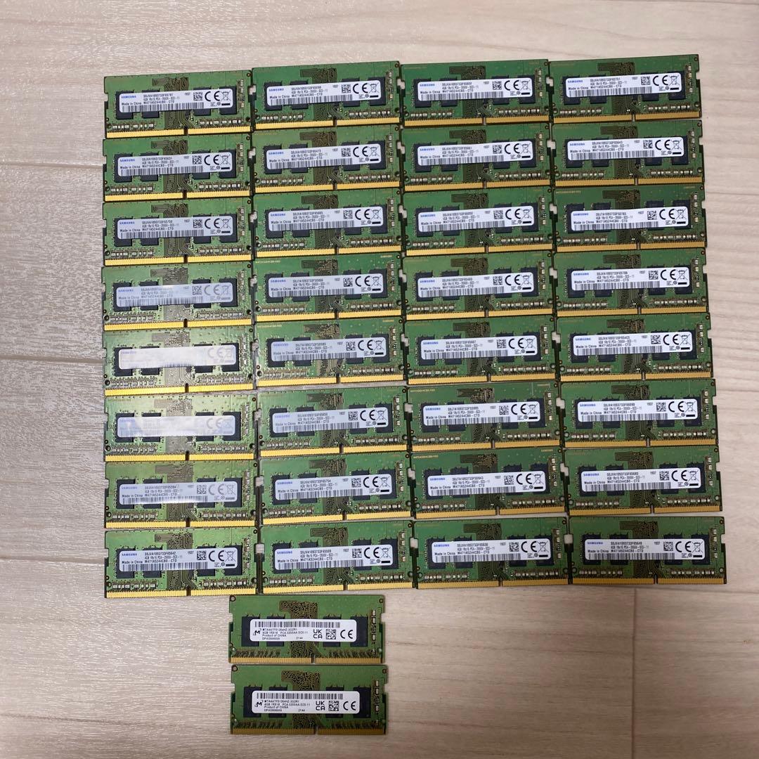 SAMSUNG 4GB PC4-2666V メモリー　ノートPC 34枚