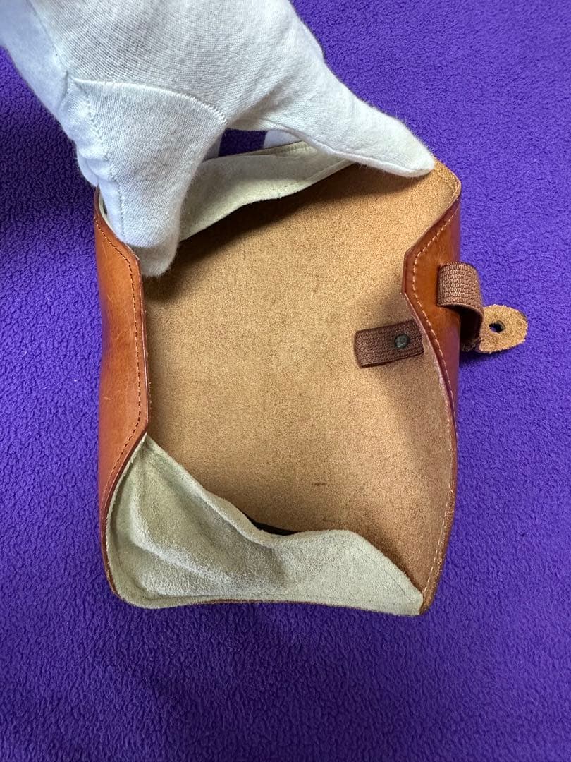 ✨希少✨エムピウ m+ ペンケース rotoloロトロ （コニャック）