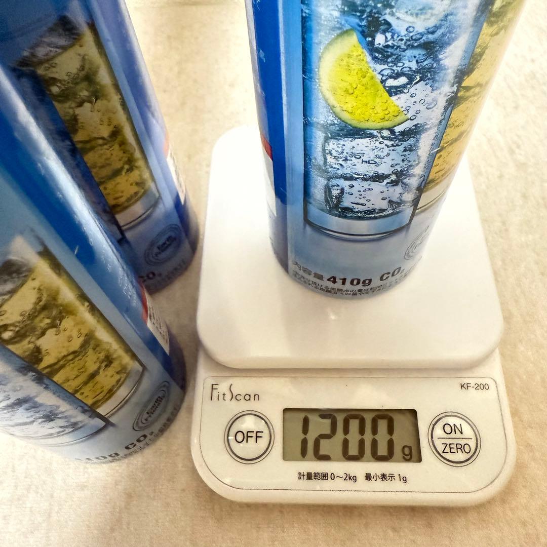 ソーダストリームガスシリンダー　満タン3本_4_41517