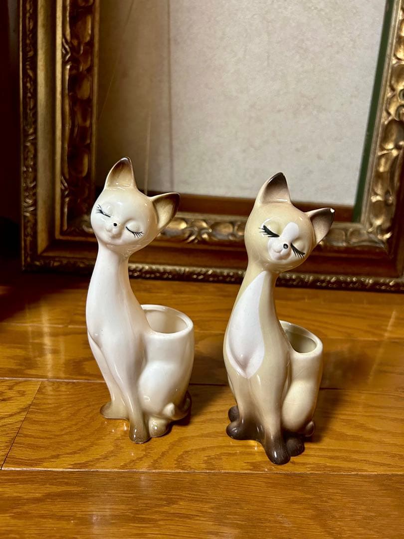 猫　白鳥　ペガサス　羊　置物　器　ヴィンテージ　フランスアンティーク