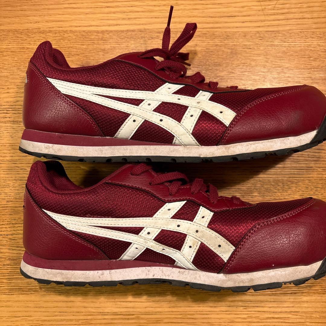安全靴 ウィンジョブ ワインレッド 28cm