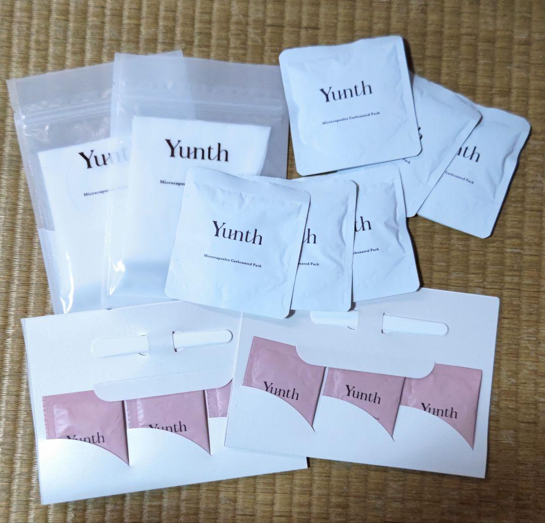 Yunth 美容液　生ビタミンC51包　生VAダーマ50包　炭酸パック6回分　他