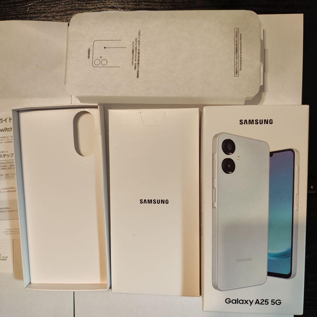 新品 Samsung Galaxy A25 5G 本体 ホワイト