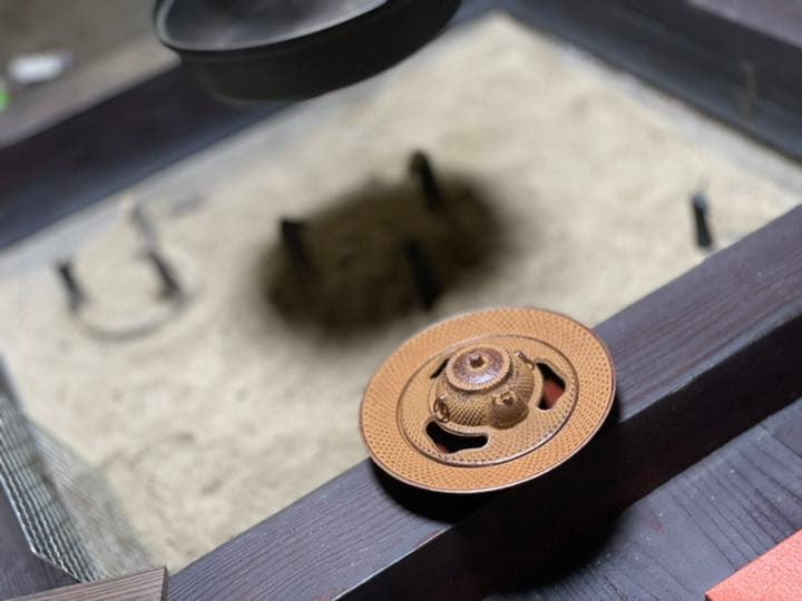 南部鉄器　本番盛岡岩鋳　灰皿　狸　未使用