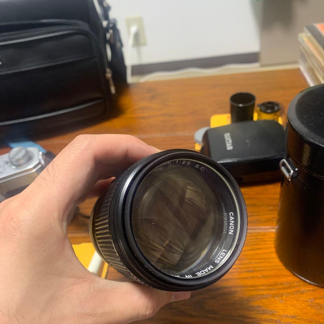 キャノンカメラセットCanon FTb, FD 50mm, 135mmレンズ付き
