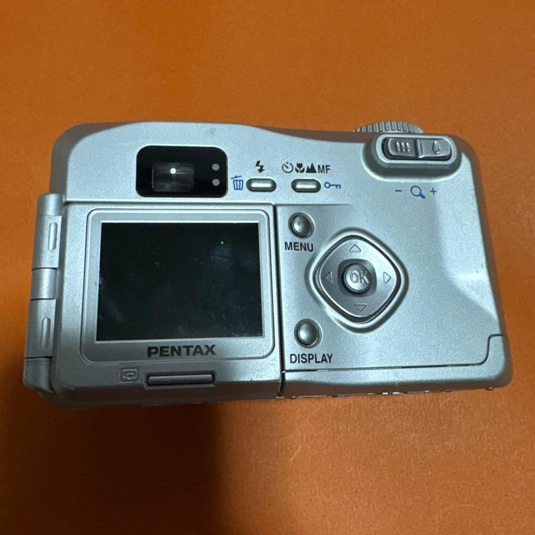最安値［美品］PENTAX Optio 230 動作確認済 単三電池 自撮ok