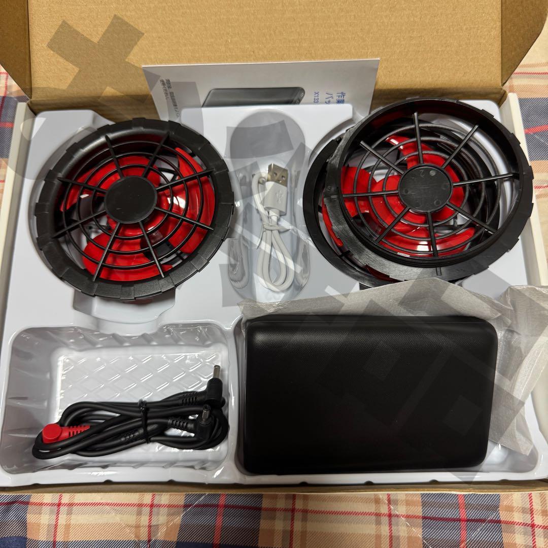 空調作業服 ファンバッテリーセット 33V 26000mAh 熱中症　散歩
