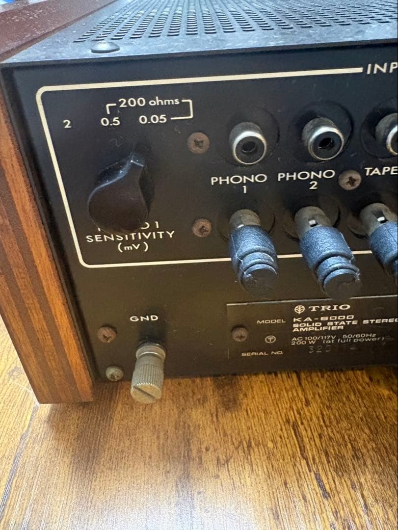 動作品 TRIO トリオ KA-6000 プリメインアンプ