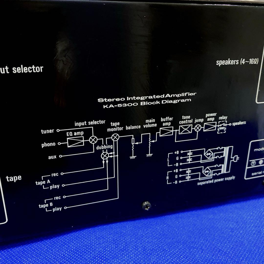 希少色 TRIO プリメインアンプ KA-5300 動作品 トリオ